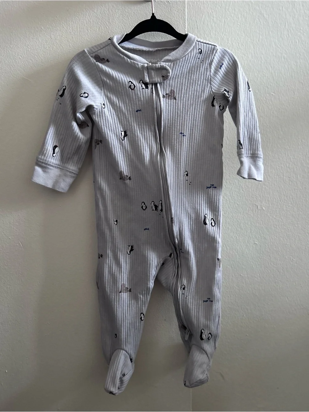 Carters Penguin Sleeper - Picture 1 of 3
